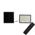 LED Lauko saulės prožektorius LED/30W/3,2V 4000K juoda IP65 + nuotolinio valdymo pultas