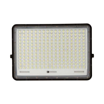 LED Lauko saulės prožektorius LED/30W/3,2V 4000K juoda IP65 + nuotolinio valdymo pultas