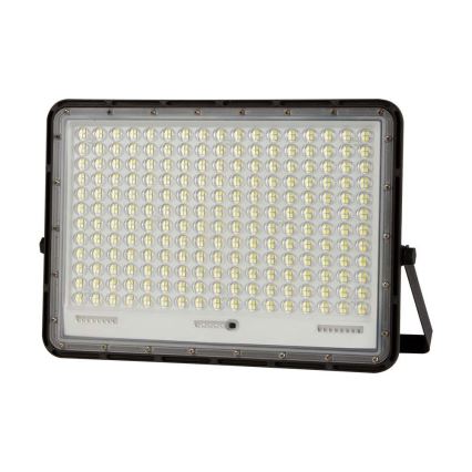 LED Lauko saulės prožektorius LED/30W/3,2V 4000K juoda IP65 + nuotolinio valdymo pultas