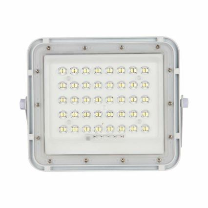 LED Lauko pritemdomas saulės Prožektoriaus šviestuvas LED/6W/3,2V IP65 4000K 5000 mAh balta + nuotolinio valdymo pultas
