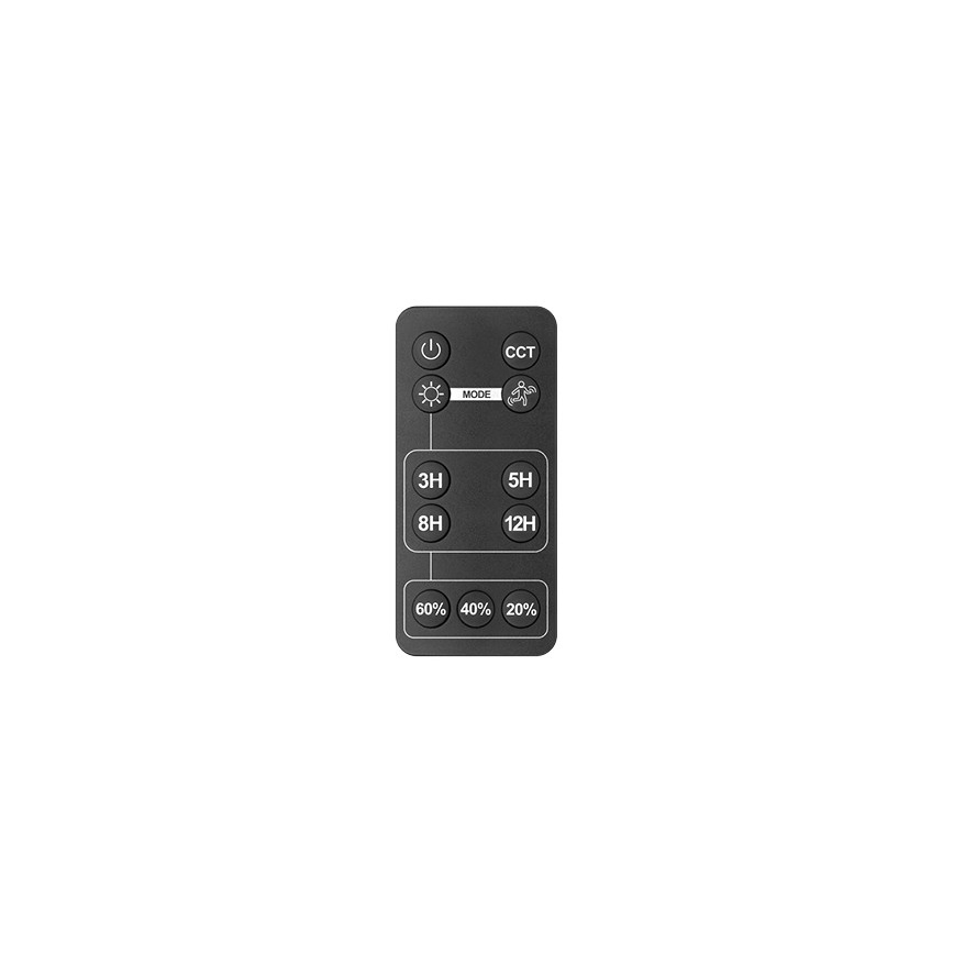 LED Lauko saulės prožektorius su jutikliu LED/30W/6,4V IP65 3000/4000K 6000 mAh + nuotolinio valdymo pultas