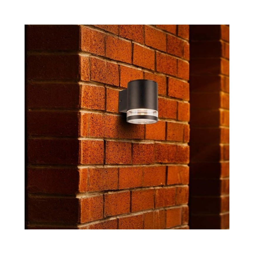 LED Lauko saulės Sieninis šviestuvas LED/1W/3,7V 3000K IP54 juoda