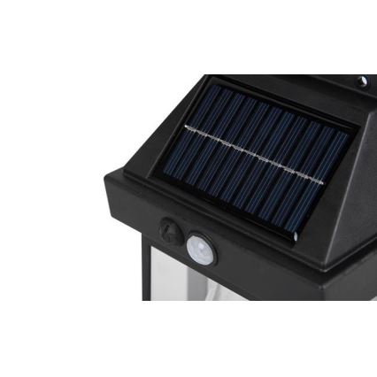 LED Lauko saulės sieninis šviestuvas su jutikliu LED/1W/230V 1200 mAh IP65