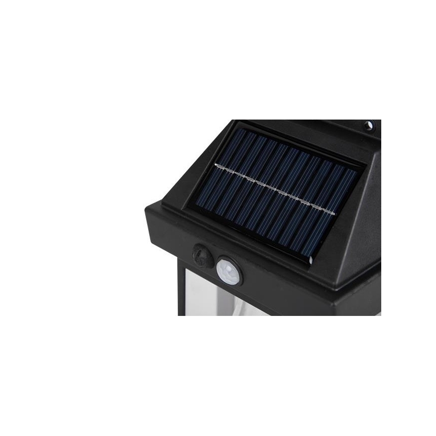LED Lauko saulės sieninis šviestuvas su jutikliu LED/1W/230V 1200 mAh IP65