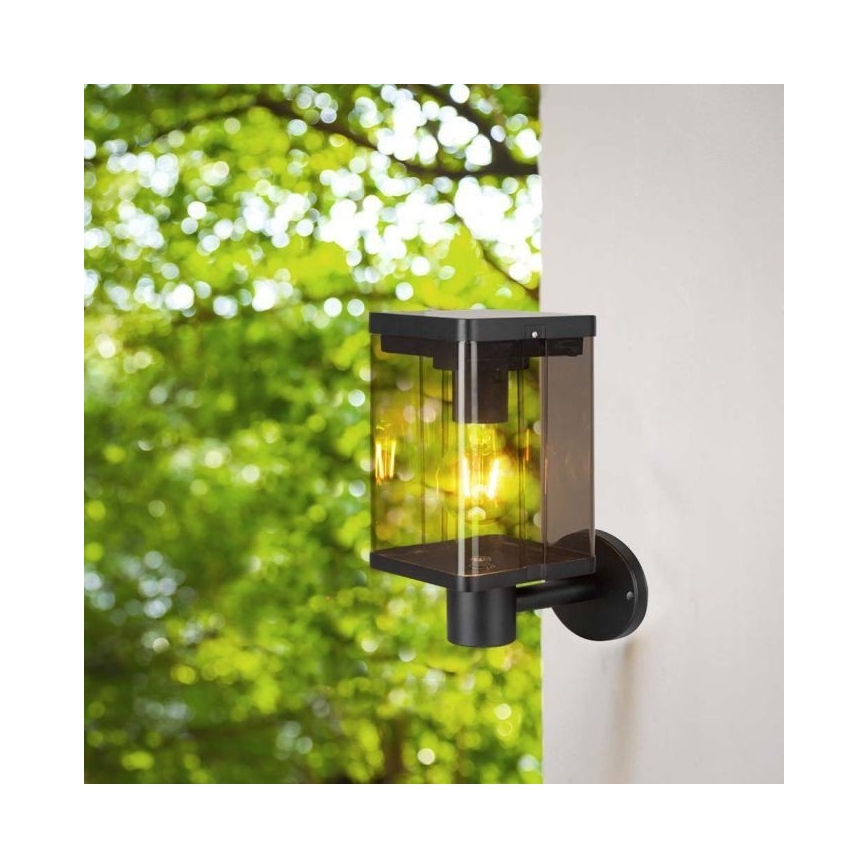 LED Lauko saulės Sieninis šviestuvas su jutikliu LED/2,5W/3,7V 3000K IP54