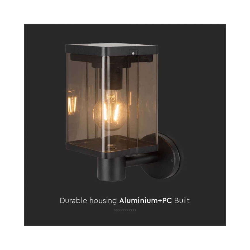 LED Lauko saulės Sieninis šviestuvas su jutikliu LED/2,5W/3,7V 3000K IP54