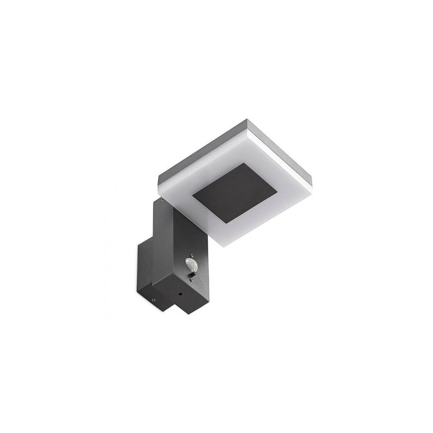 LED Lauko saulės Sieninis šviestuvas su jutikliu LED/5,5W/3,7V 3000K IP54