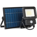 LED Lauko saulės šviesos prožektorius su jutikliu LED/20W/3,7V 6500K IP65 4400 mAh