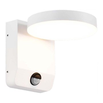 LED Lauko sieninis lanksčias šviestuvas su jutikliu LED/17W/230V IP65 3000K baltas