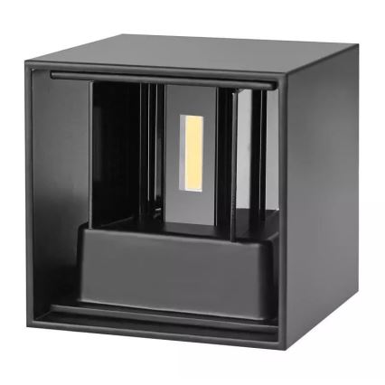 LED Lauko sieninis šviestuvas 2xLED/3W/230V IP54 juodas
