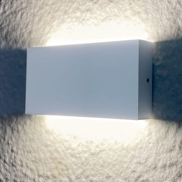 LED Lauko sieninis šviestuvas CHICAGO 2xLED/5,5W/230V IP44 baltas