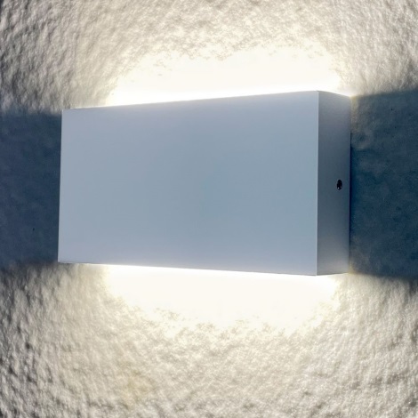 LED Lauko sieninis šviestuvas CHICAGO 2xLED/5,5W/230V IP44 baltas