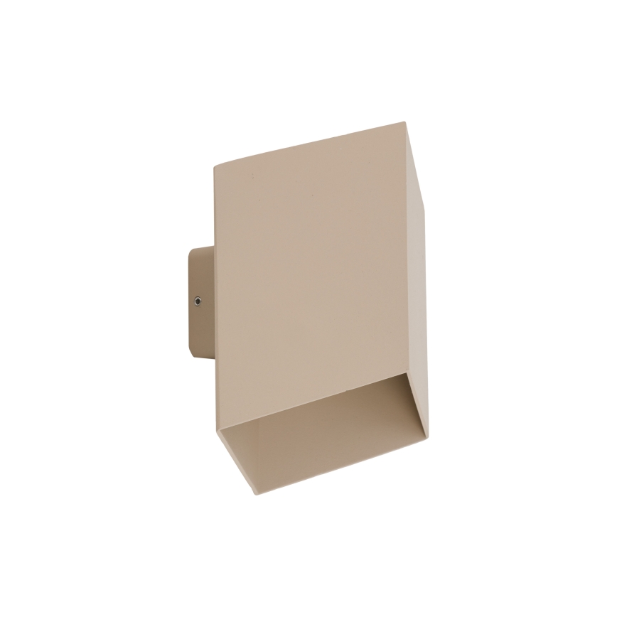 LED lauko sieninis šviestuvas CUBE LED/10W/230V IP54 smėlinė