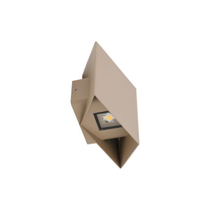 LED lauko sieninis šviestuvas CUBE LED/10W/230V IP54 smėlinė