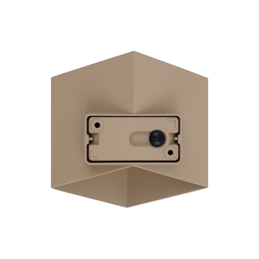 LED lauko sieninis šviestuvas CUBE LED/10W/230V IP54 smėlinė
