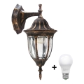 LED lauko sieninis šviestuvas FLORENCJA 1xE27/10W/230V IP43
