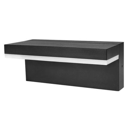 LED Lauko sieninis šviestuvas HESTIO LED/9W/230V 4000K IP44 juodas