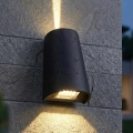 LED lauko sieninis šviestuvas LED/11W/230V IP65 juodas