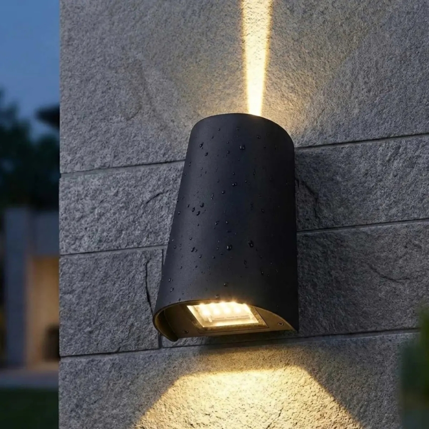 LED lauko sieninis šviestuvas LED/11W/230V IP65 juodas
