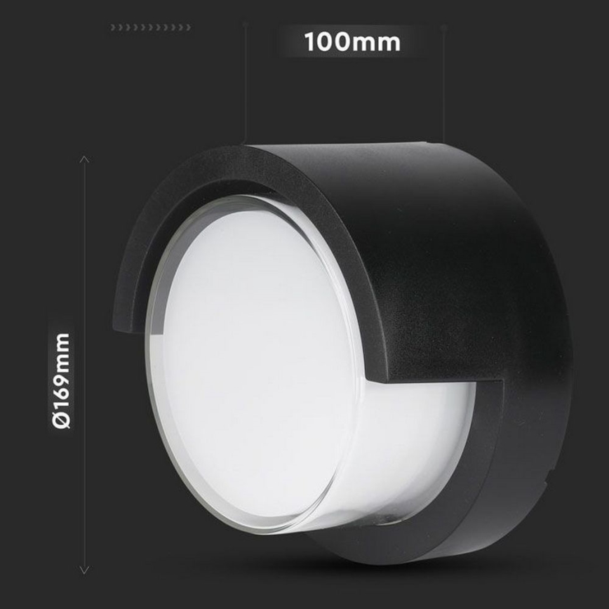 LED Lauko sieninis šviestuvas LED/12W/230V 3000K IP65