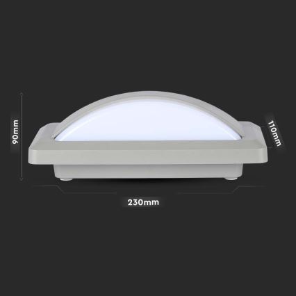 LED Lauko sieninis šviestuvas LED/12W/230V 3000K IP65