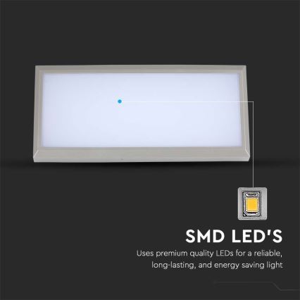 LED Lauko sieninis šviestuvas LED/12W/230V 3000K IP65