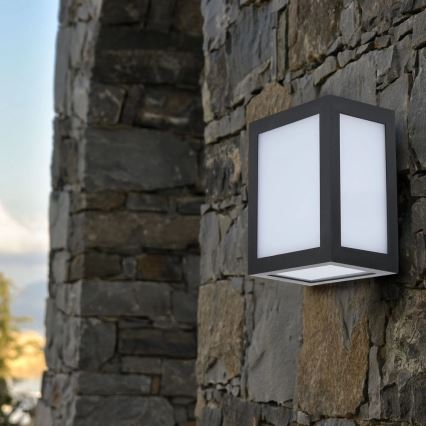 LED lauko sieninis šviestuvas LED/12W/230V 3000K IP65 juodas
