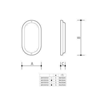 LED lauko sieninis šviestuvas LED/12W/230V IP54 baltas