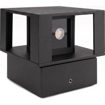 LED lauko sieninis šviestuvas LED/12W/230V IP54 juodas