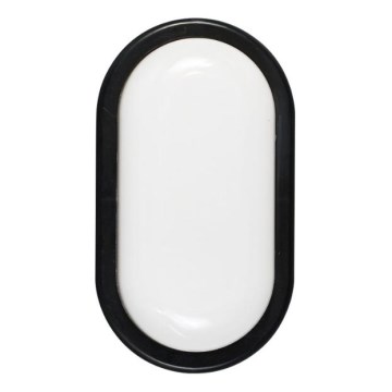 LED lauko sieninis šviestuvas LED/12W/230V IP54 juodas