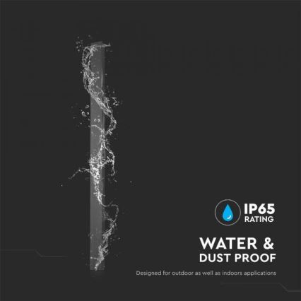 LED lauko sieninis šviestuvas LED/16W/230V 3000K IP65 101 cm antracitas