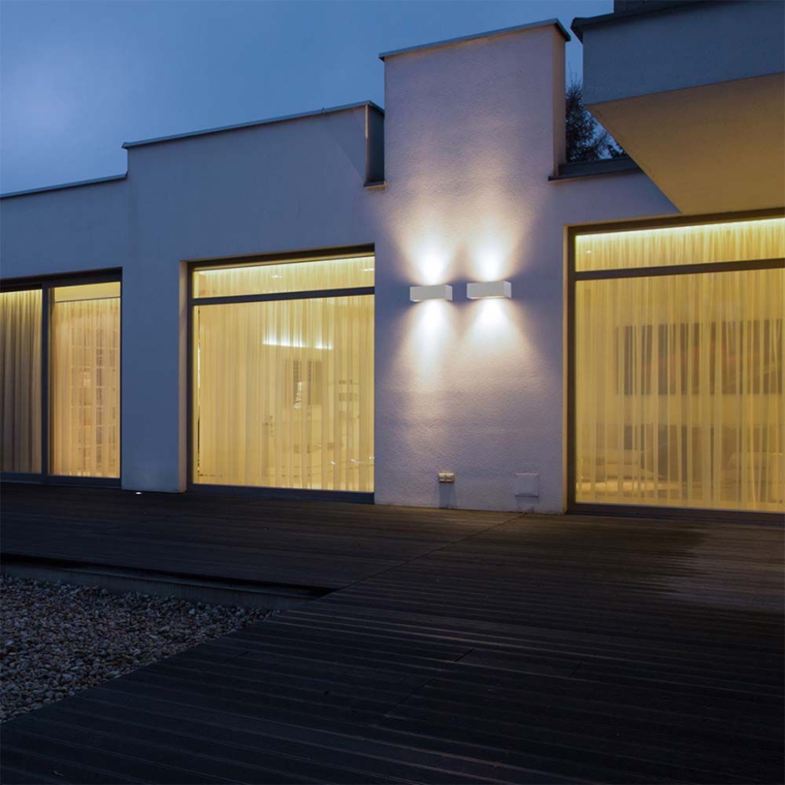 LED lauko sieninis šviestuvas LED/24W/230V 3000K IP65 baltas