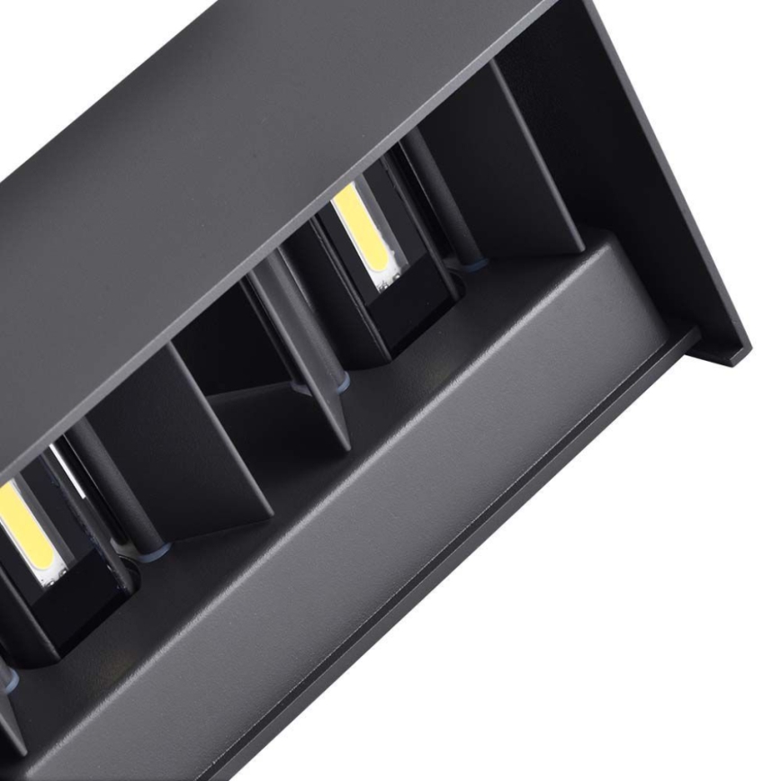 LED lauko sieninis šviestuvas LED/24W/230V 4000K IP65 juodas