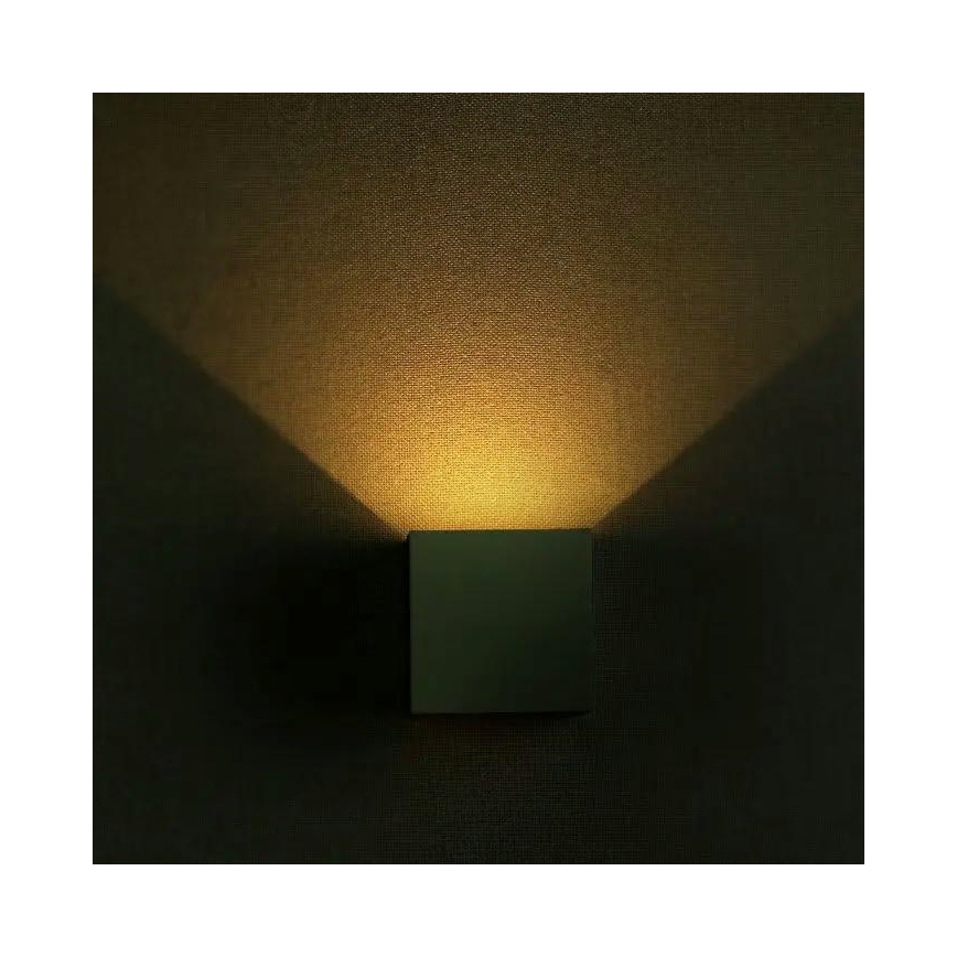 LED Lauko sieninis šviestuvas LED/5W/230V 3000K IP65 pilkas