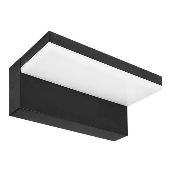 LED Lauko sieninis šviestuvas LED/9W/230V 4000K IP44 juodas