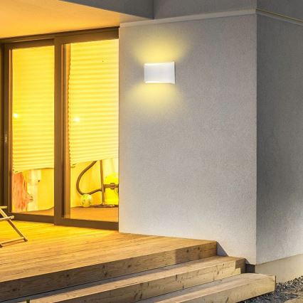 LED lauko sieninis šviestuvas LED/9W/230V 4000K IP54 baltas