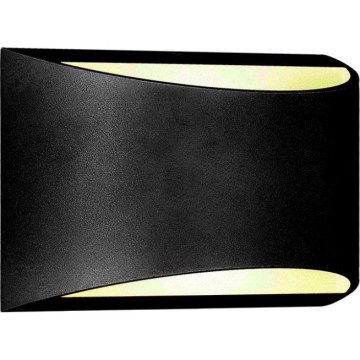 LED lauko sieninis šviestuvas LED/9W/230V 4000K IP54 juodas