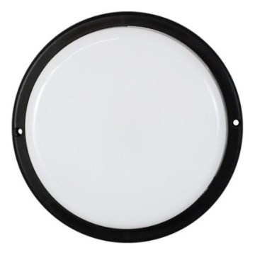 LED lauko sieninis šviestuvas LED/9W/230V IP54 juodas