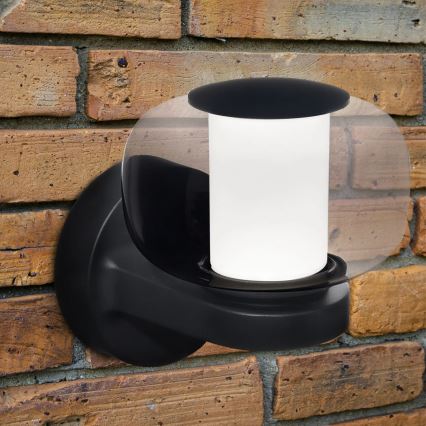 LED lauko sieninis šviestuvas MALAGA LED/12W/230V IP44 juodas