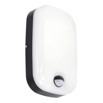 LED Lauko sieninis šviestuvas su judesio ir prieblandos jutikliu BAVANO LED/15W/230V 3000/4000/5700K IP54