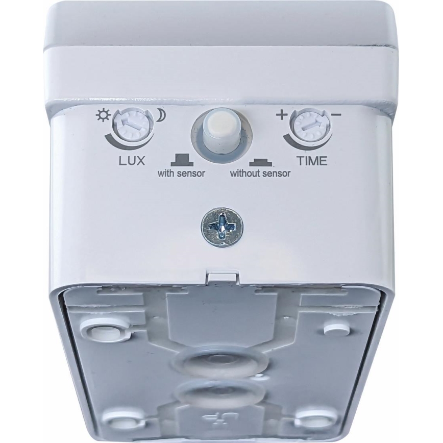 LED Reguliuojamas lauko sieninis šviestuvas su judesio ir sutemos jutikliais LED/12/15/20W/230V IP65 baltas