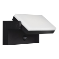 LED lauko sieninis šviestuvas su judesio ir sutemos jutikliu XERTO LED/20W/230V 3000/4000/6500K IP44 juodas