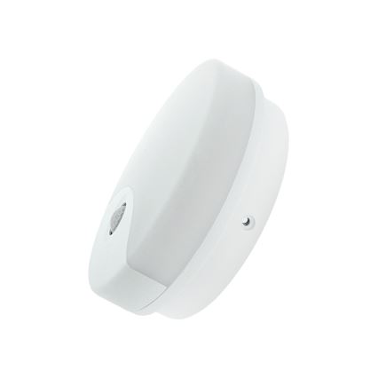 LED lauko sieninis šviestuvas su judesio jutikliu, 18 W, 230 V, IP44, baltas