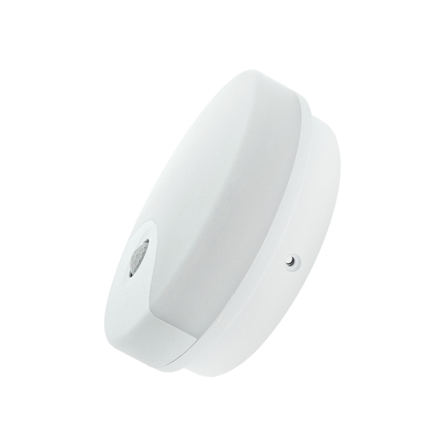 LED lauko sieninis šviestuvas su judesio jutikliu, 18 W, 230 V, IP44, baltas