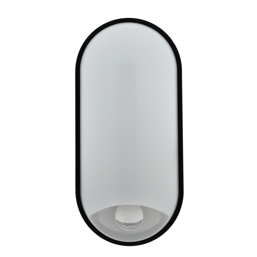 Dimeriuojamas LED lauko sieninis šviestuvas su judesio jutikliu LED/12/15/18W/230V 3000K/4000K/6500K IP65 juodas/baltas