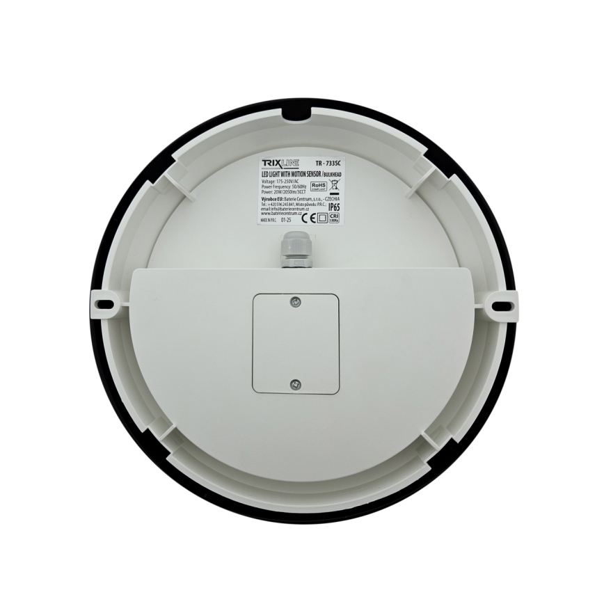 LED dimeriuojamas lauko sieninis šviestuvas su judesio jutikliu LED/15/18/20W/230V 3000K/4000K/6500K IP65 juoda/balta