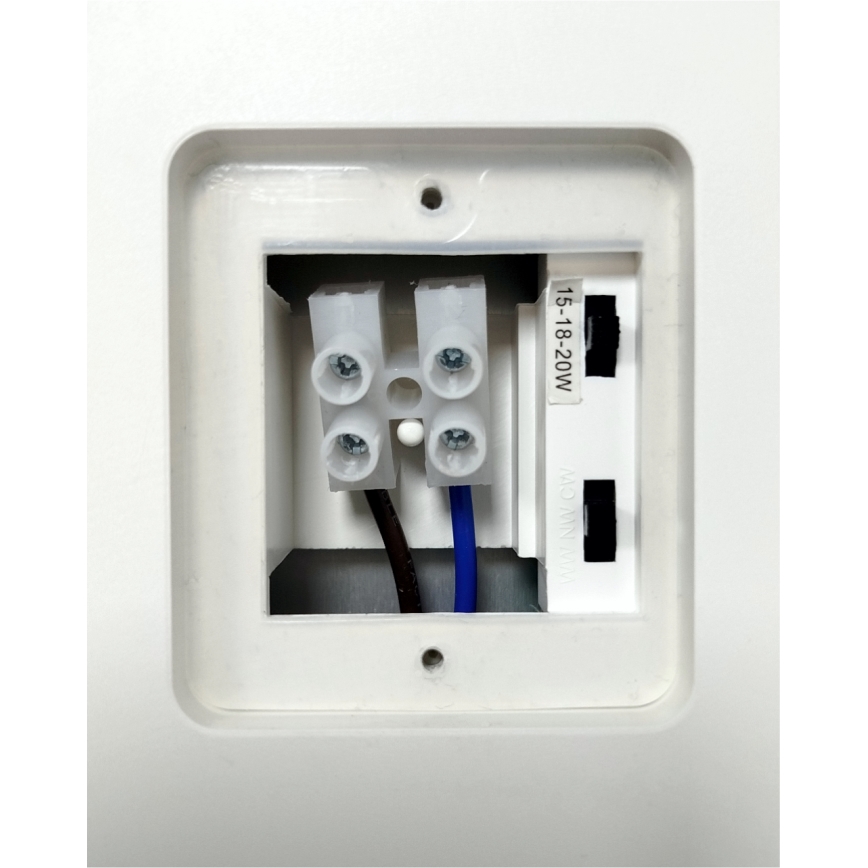 LED dimeriuojamas lauko sieninis šviestuvas su judesio jutikliu LED/15/18/20W/230V 3000K/4000K/6500K IP65 juoda/balta