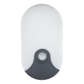 LED lauko sieninis šviestuvas su judesio jutikliu LED/18W/230V IP44 antracitas