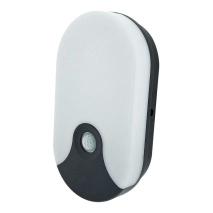 LED lauko sieninis šviestuvas su judesio jutikliu LED/18W/230V IP44 antracitas