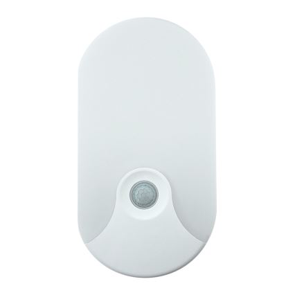 LED lauko sieninis šviestuvas su judesio jutikliu LED/18W/230V IP44 balta